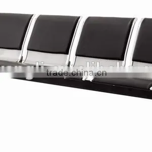 Metal Steel Salon Waiting Bench thumbnail-4