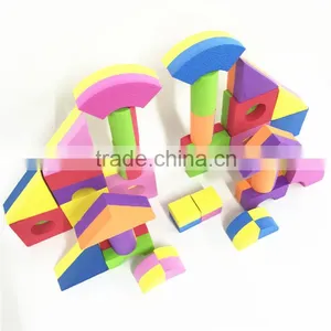 Melors Recycled Environmentally Creative EVA Foam Big Color Foam Blocks/toy Building Bricks Educational and Fun For Chidren thumbnail-2