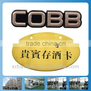 Custom Metal Badge for Company Name With Brand 3D Logo thumbnail-1