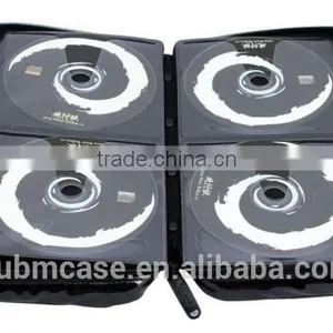 Pink 64 Capacity PU Leather Cover DVD Case CD Holder Personalized cd Case Multi Disc Dvd Cases thumbnail-5