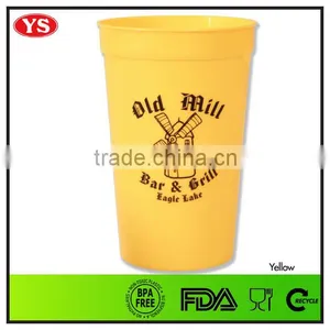 Customized 16 oz Smooth White Stadium Cup With 4 Color Logo thumbnail-3