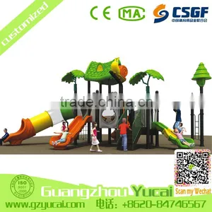 Multi Function Kids Plastic Outdoor Gym Playground Slides Equipment thumbnail-1