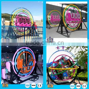 New Amusement Ride Portable Exercise Equipment 3d Space Ring Human Gyroscope for Sale thumbnail-1