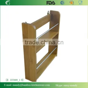 DT009 Bamboo Wall Rack , Bamboo Wall Shelf for Storage thumbnail-2