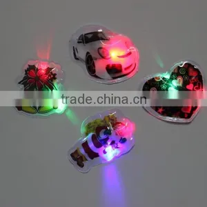 Promotion Gifts Soft 3D PVC Patch Led Flashing Light thumbnail-1