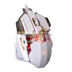 LUOM G10 10 Buttons 4 Colors DPI Adjustable Optical USB Wired Mouse thumbnail-3