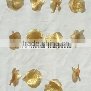 Wedding Designed Floral Gold Petal Garland Curtain thumbnail-1