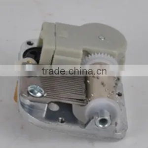 On Off Rotary Switch Underneath Mechanical Mini Clockwork Music Box Movement thumbnail-3