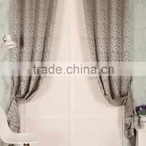 100% Polyester Fabric Jacquard Curtain Panel Grommet Drapes thumbnail-2