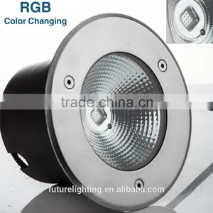 Shenzhen Retrofit IP65 Rgb Color Changing , White Color Dimmable 30w COB LED Inground Light thumbnail-3