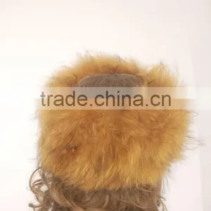 HB1 Fashion Style Fox Fur Headband thumbnail-5