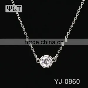 Designs for Women Virgin Mary Diamond Ball Pendant Necklace thumbnail-2