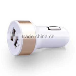 2016 Hot Selling Portable Double Micro USB Car Charger For Apple and Andriod Device thumbnail-6