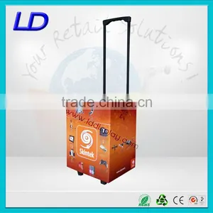 Advertising Corrugated Trolley Bag ,advertising Cardboard Trolley Bag ,advertising Board Trolley thumbnail-1