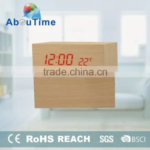 Wooden Home Decor Led Digital Clock thumbnail-3