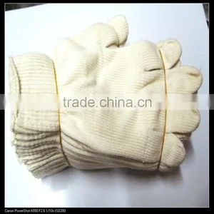 Knitted Cotton Gloves Safety Natural White Knitted Working GLoves PVC Dot Palm Cotton Gloves Multi Color Cotton Knit Gloves thumbnail-1