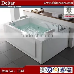 Best Price for One Person Massage Acrylic Bath Tub, Corner Whirlpool Full Body Massage Bathtub, Square Bath Tub thumbnail-1
