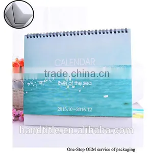 Luxury Cardboard Electronic Custom Logo Printed Electronic Wall Calendar thumbnail-3