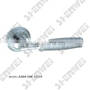 AZ04-398 SC/CP Zinc Alloy Door Lever Handle thumbnail-1