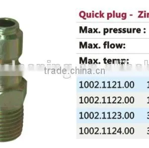 280bar Zinc Plated Quick Plug thumbnail-1