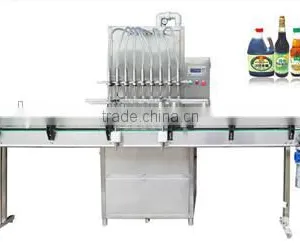 Eight Nozzles Automatic Linear Liquid Filling Machine thumbnail-1