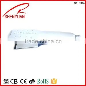 China Fast Heating Hair Straightener Electric Fast-working Aluminium 360 Swivel Cord Instant Heat Temperature Lock OEM thumbnail-1