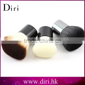 1pc Round Powder Makeup Brush Kabuki Makeup Brush With Light Black Handle thumbnail-3