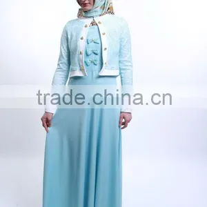 Wholesale New Design Modest Muslim Clothing Islamic Clothing Modest Dresses Abaya Islamic Wear thumbnail-1