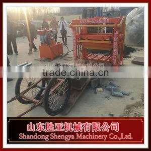 120th Canton Fair Star Product QT4-30 Diesel Engine Manual Concrete Block Making Machine Vibration Cement Brick Machine Price thumbnail-5