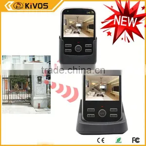 2.4Ghz 300meter Kivos Kdb300 Video Door Phone Camera Module With Pir Auto-detection Recording thumbnail-1