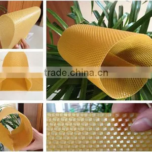 2016 Hot Sale Organic Beeswax Foundation Sheet For Bee Keeping / Pure Natural Beeswax Comb Foundation Sheet thumbnail-3