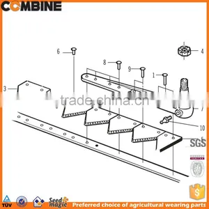Hot Sale N Sezione Lama for CNH Combine Harvester thumbnail-1