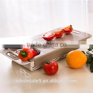 Multifunction Kitchen PP Plastic Cutting Board With Drawer thumbnail-1