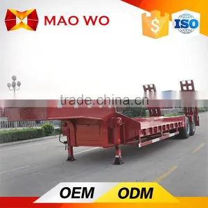 Tri Axle 40ft Lowbed Semi Trailer For Sale Europe thumbnail-1