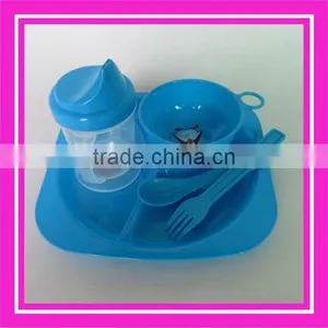 5pcs Square Tableware Plastic Picnic Set thumbnail-1