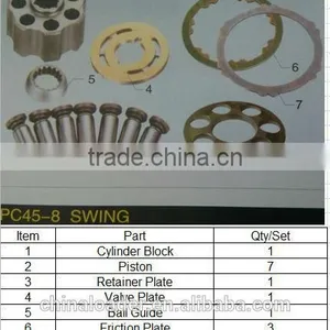 PC45-8 Hydraulic Pump Swing Motor Parts thumbnail-1