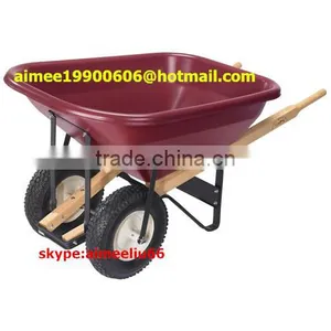 Super Large Capacity Plastic Tray Wheelbarrow 140L Manufacturer thumbnail-3