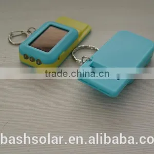 Solar Power Flashing USB Keychain Mini Usb Charger thumbnail-3
