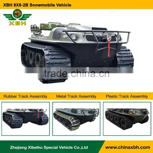 8X8-2B Snowmobile Amphibious Vehicle Green Black Red Orange Gasoline Track Drive ATV thumbnail-1