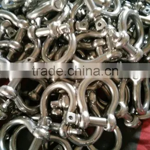 Forged U Stainless Steel Lifting Anchor Chain Dee Bow Shackle Price thumbnail-5