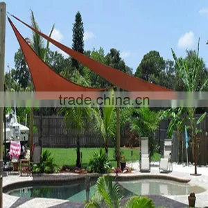 HDPE Garden Anti-sun Knitted Red Shade Sail thumbnail-3