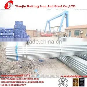 Hot Dipped Galvanized 1/2 Inch Steel Pipe Used in Construction thumbnail-1