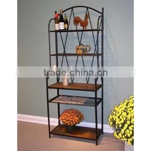 Chair-Shaped Metal Kitchen Warehouse Storage Rack thumbnail-1