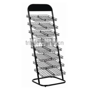 Multilayer Floor-standing Metal Nail Polish Display Rack thumbnail-2