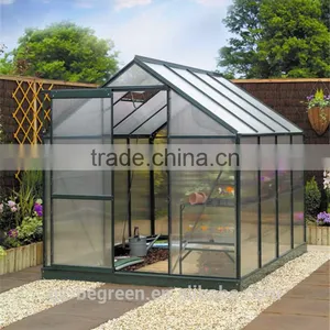 Aluminum Hot Sale Easy Installation Top Quality Polycarbonate Garden GREENHOUSE thumbnail-1