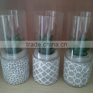 Decorative Fake Stone Tea Candle Light Holder thumbnail-1