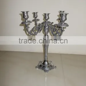 New Embose Antique Candelabra for Wedding Decoration thumbnail-2