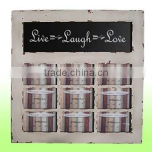 Photo Frame With 9 Openings and Rustic Finishing on Surface thumbnail-1