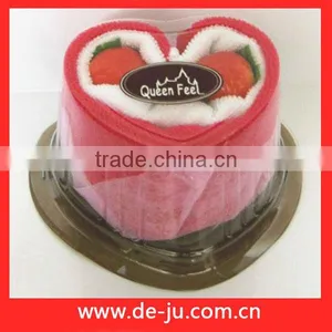 Heart Shaped Plastic Package Small Gift Cake Towel Supplies thumbnail-1