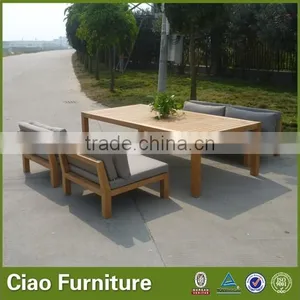 Patio Sofa Teak Wood Sofa Set Outdoor Furniture thumbnail-5